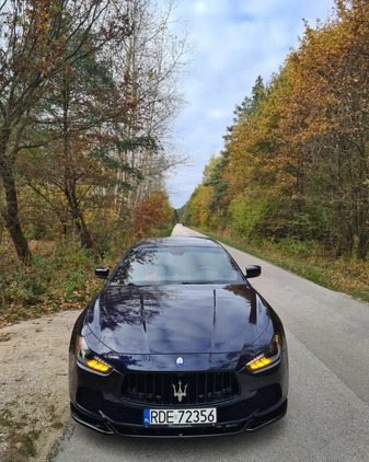 Maserati Ghibli cena 123800 przebieg: 76778, rok produkcji 2015 z Grabów nad Prosną małe 154